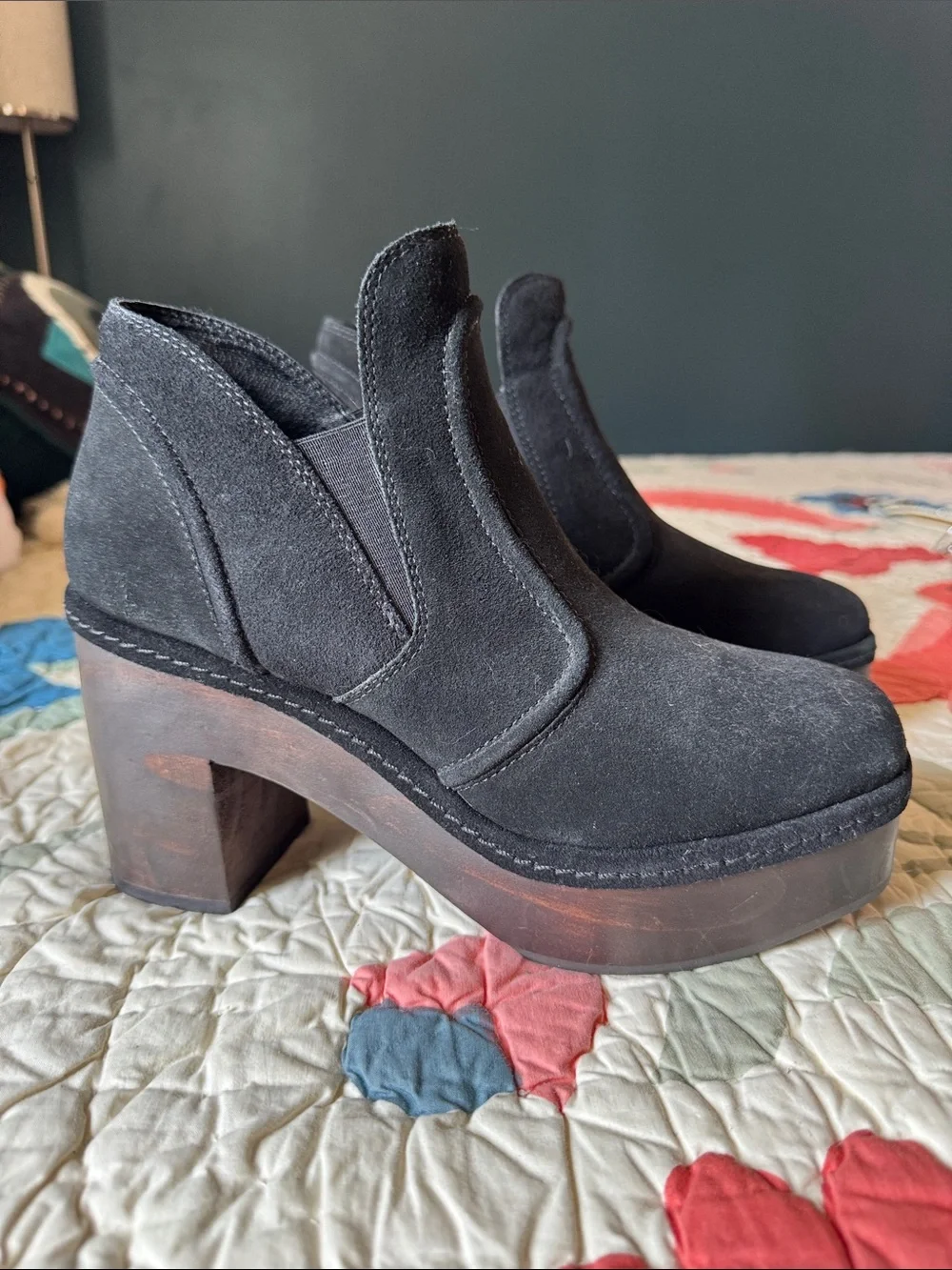 Matisse Jolie platforms platform size 9 black suede